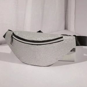 Silver Glittery FannyPack
